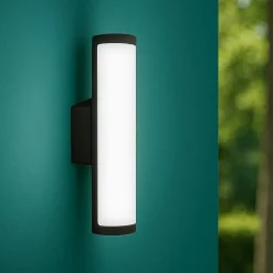Applique Da Esterno-Ideal Lux etere ap 3000k applique da esterno nero ip44