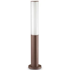 Lampioni Da Giardino-Ideal Lux etere pt lampione led 10w 4000k da giardino marrone