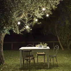Faretti Da Esterno-Ideal Lux fiesta sp5 filo cavo con portalampada per esterno