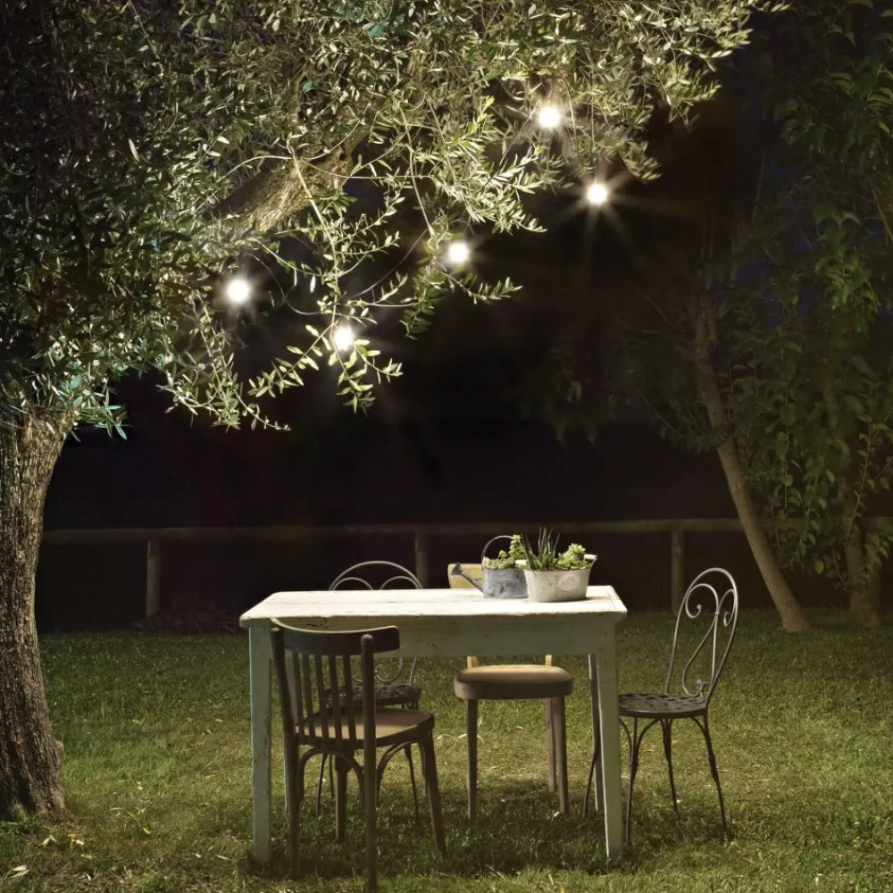 Faretti Da Esterno-Ideal Lux fiesta sp5 filo cavo con portalampada per esterno