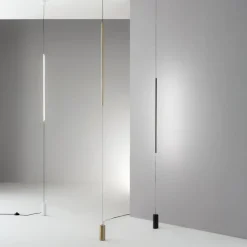 Lampade Da Terra-Ideal Lux filo pt 2700k piantana ottone led 2700k moderna