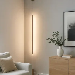 Lampade Da Terra-Ideal Lux filo pt lampada da terra sospesa dal soffitto led 15w 3000k ottone