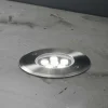 Faretti Da Esterno-Ideal Lux floor pt d12 faretto per esterni da incasso 6w 3000k calpestabile ip67
