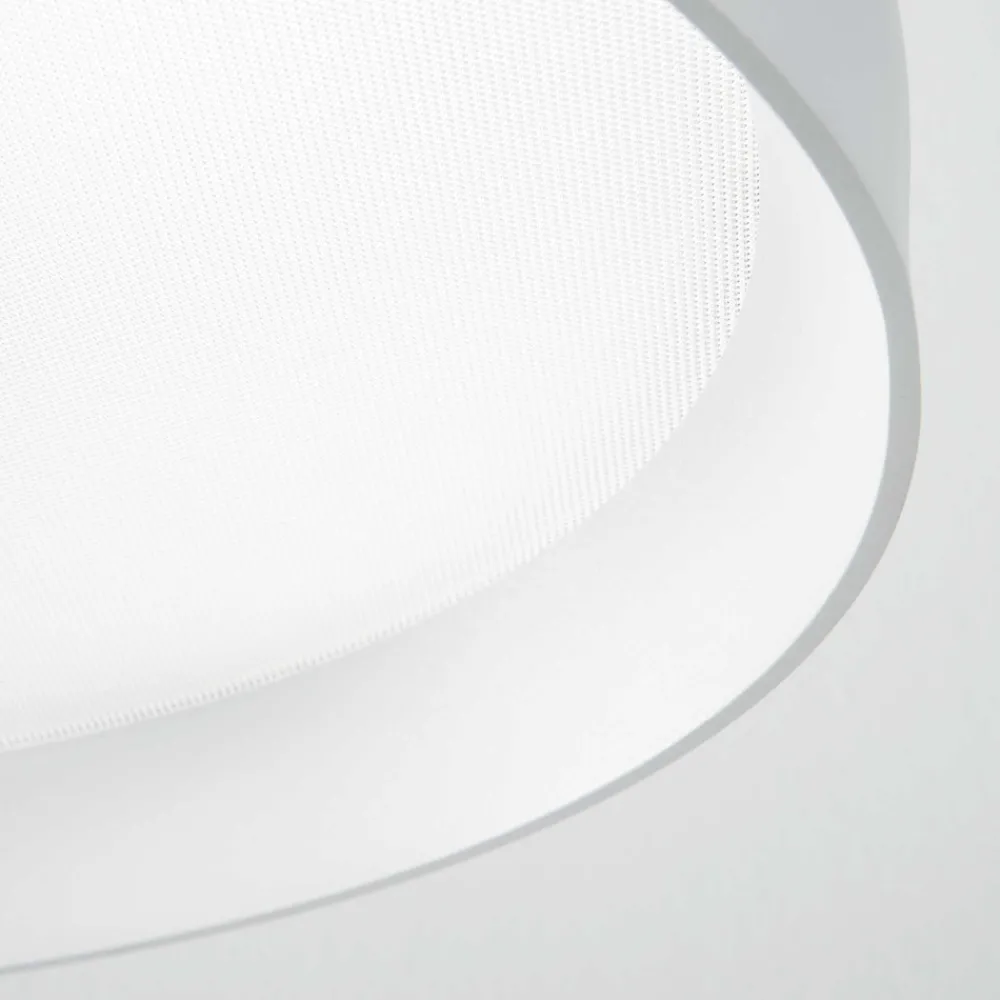 Plafoniere Moderne-Ideal Lux fly pl d35 plafoniera da cucina 4000k bianca tonda