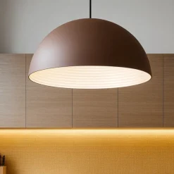 Lampadari Cucina-Ideal Lux folk sp1 d50 lampadario da cucina corten ossidato