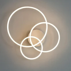 Plafoniere Moderne-Ideal Lux frame pl cerchio plafoniera cerchi led 41w 300k bianca per soggiorno