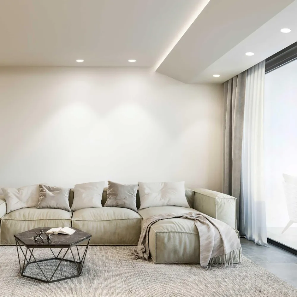 Faretti Da Incasso-Ideal Lux game trimless faretto led incasso 11w 3000k 220v bianco rotondo
