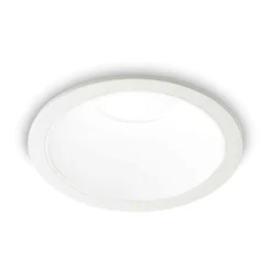 Faretti Da Incasso-Ideal Lux game trim round faretto da incasso a led 11w 3000k bianco rotondo