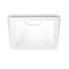 Faretti Da Incasso-Ideal Lux game trim square faretto da incasso led 11w 3000k 220v bianco