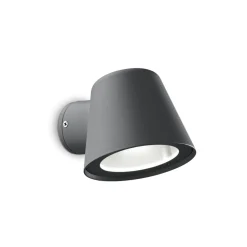 Applique Da Esterno-Ideal Lux gas ap1 applique da esterno ip43 antracite illuminazione verso il basso