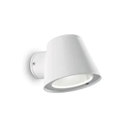 Applique Da Esterno-Ideal Lux gas ap1 applique da esterno ip43 bianco