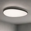 Plafoniere Moderne-Ideal Lux gemini pl d061 plafoniera led 3000k 29w nera dimmerabile dali push
