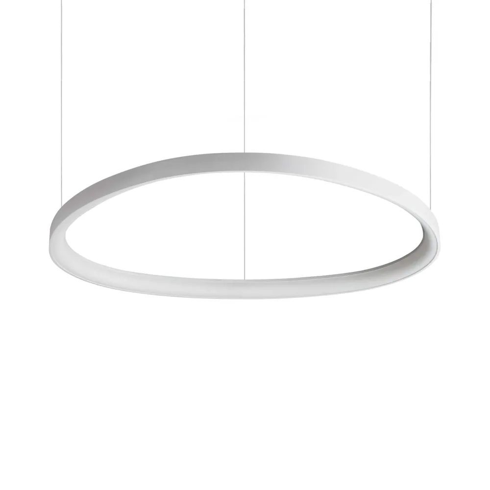 Lampadari Moderni-Ideal Lux gemini sp d081 bianco lampadario design led 60w 3000k