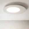 Plafoniere Moderne-Ideal Lux iride pl d50 plafoniera design bianca led 17w 3000k