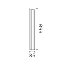 Lampioni Da Giardino-Ideal Lux kurt pt 4000k lampione per giardino moderno antracite ip54