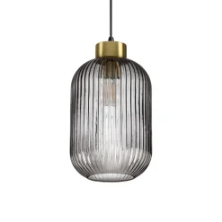 Lampade A Sospensione-Ideal Lux lampada a sospensione mint-3 sp1 vetro fume