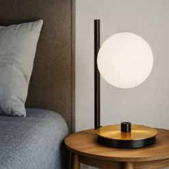 Abat Jour-Ideal Lux lampada da comodino abat-jour birds tl1 oro
