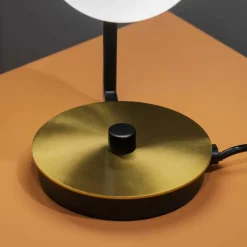 Abat Jour-Ideal Lux lampada da comodino abat-jour birds tl1 oro