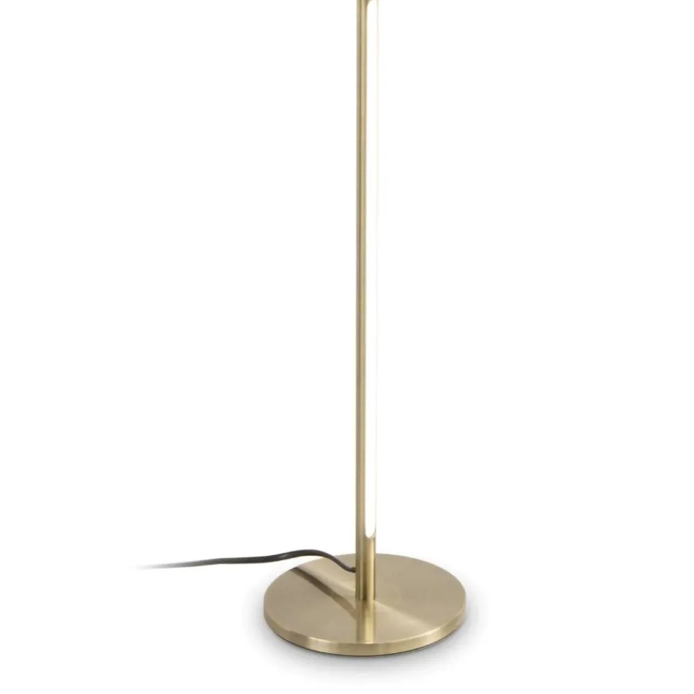 Lampade Da Tavolo-Ideal Lux lampada da tavolo filo tl ottone per solotto led 3000k