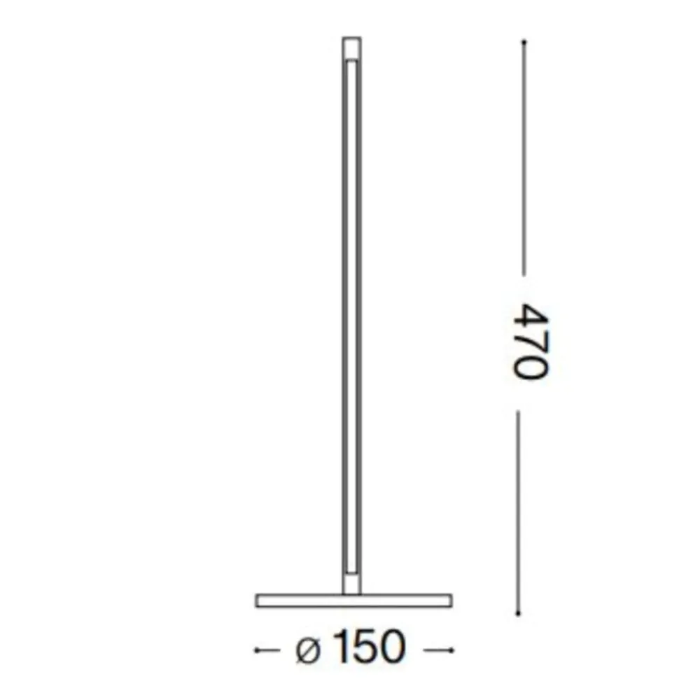 Lampade Da Tavolo-Ideal Lux lampada da tavolo filo tl ottone per solotto led 3000k
