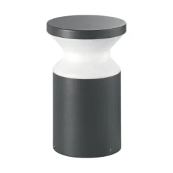 Lampioni Da Giardino-Ideal Lux lampioncino per esterni da giardino antracite torre pt1