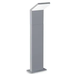 Lampioni Da Giardino-Ideal Lux lampione da esterno h50 grigio led style pt