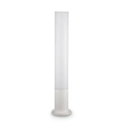 Lampioni Da Giardino-Ideal Lux lampione da esterno edo pt1 round bianco cilindrico ip44