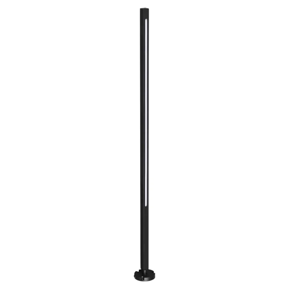 Lampioni Da Giardino-Ideal Lux lampione da giardino led 19w 3000k jedi pt h120 nero 120cm