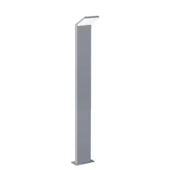 Lampioni Da Giardino-Ideal Lux lampione da giardino style pt h100 grigio led 9w 4000k