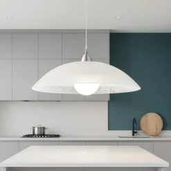 Lampadari Cucina-Ideal Lux lana sp1 lampadario per cucina piatto di vetro