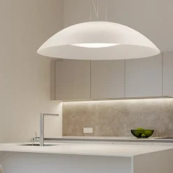 Lampadari Cucina-Ideal Lux lena sp3 d64 lampadario da cucina doppio vetro bianco luce diffusa