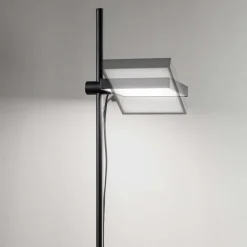 Lampade Da Terra-Ideal Lux lift pt lampada da terra nera led 17w 3000k