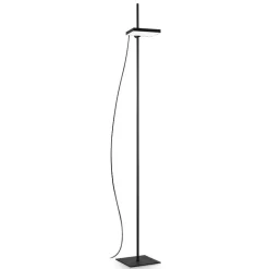 Lampade Da Terra-Ideal Lux lift pt lampada da terra nera led 17w 3000k