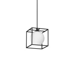 Lampade A Sospensione-Ideal Lux lingotto sp1 lampada a sospensione per comodino nero