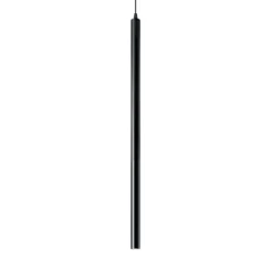 Lampade A Sospensione-Ideal Lux look led sp1 round d30 nero lampada cilindro led 11,5w 3000k