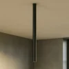 Faretti Da Soffitto-Ideal Lux look pl1 h95 faretto nero per penisola cucina gu10 3000k
