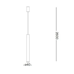 Lampade A Sospensione-Ideal Lux look sp1 d40 lampada a sospensione per isola bianca