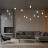 Lampadari Moderni-Ideal Lux lucciola lampadario ragno sp16 led 16w 3000k nero
