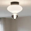 Plafoniere Moderne-Ideal Lux lumiere-2 pl plafoniera in vetro led 18w 3000k