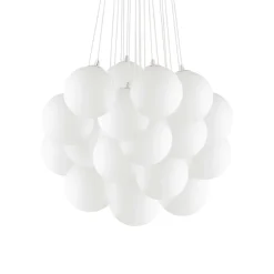 Lampadari Moderni-Ideal Lux mapa plus sp22 lampadario 22 luci per salotto sfere vetro
