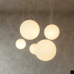 Lampadari Moderni-Ideal Lux mapa sp5 bianco lampadario per tavolo soggiorno moderno