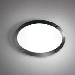 Applique Da Esterno-Ideal Lux medea-1 ap1 applique da esterno ovale nero