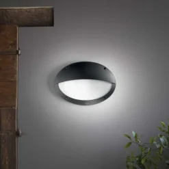 Applique Da Esterno-Ideal Lux medea-2 ap1 applique per esterno nero