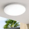 Plafoniere Da Esterno-Ideal Lux mib pl round plafoniera da esterno tonda led 4000k bianco ip65