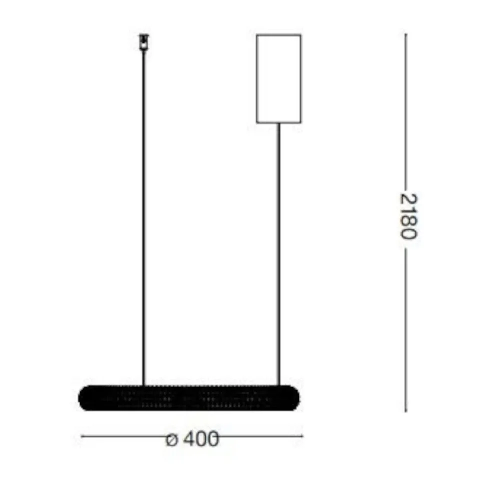 Lampadari Moderni-Ideal Lux miracle sp d40 lampadario moderno cristalli led 3000k