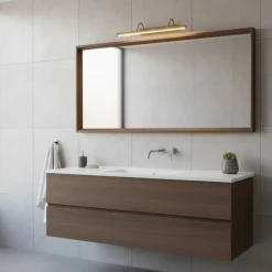 Applique Da Bagno-Ideal Lux mirror-10 ap4 applique per specchio da bagno brunito