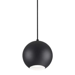 Lampade A Sospensione-Ideal Lux mr jack sp1 big lampada a sospensione per isola cucina nera