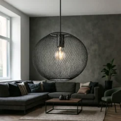 Lampadari Moderni-Ideal Lux net sp1 d29 lampadario design moderno nero