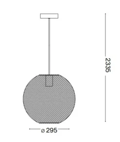 Lampadari Moderni-Ideal Lux net sp1 d29 lampadario design moderno nero