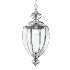 Lampadari Cucina-Ideal Lux norma sp1 lampadario per cucina cromo vetro